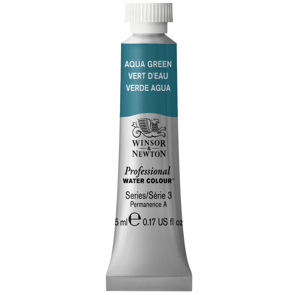 Farba akwarelowa Professional Watercolour - Winsor & Newton - Aqua Green, 5 ml