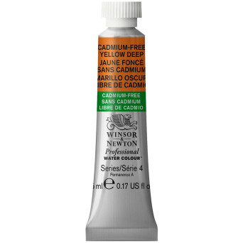 Farba akwarelowa Professional Watercolour - Winsor & Newton - Cadmium Free Yellow Deep, 5 ml