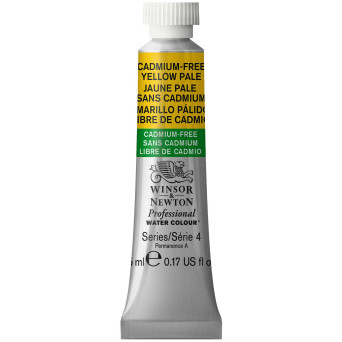 Watercolor paint Professional Watercolour - Winsor & Newton - Cadmium Free Yellow Light, 5 ml