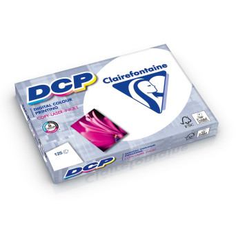 Papier satynowany DCP - Clairefontaine - biały, A4, 300 g, 125 ark.