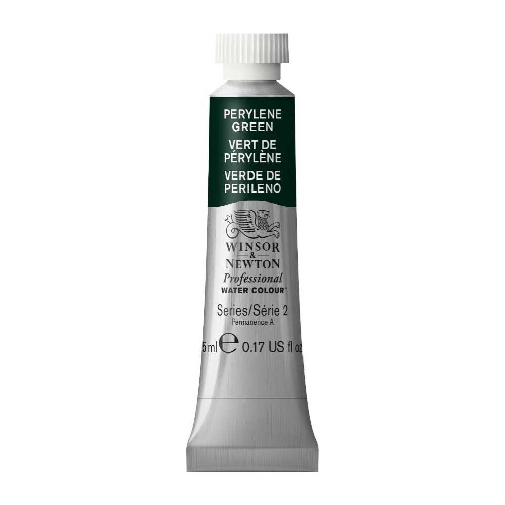 Watercolor paint Professional Watercolour - Winsor & Newton - Perylene Green, 5 ml