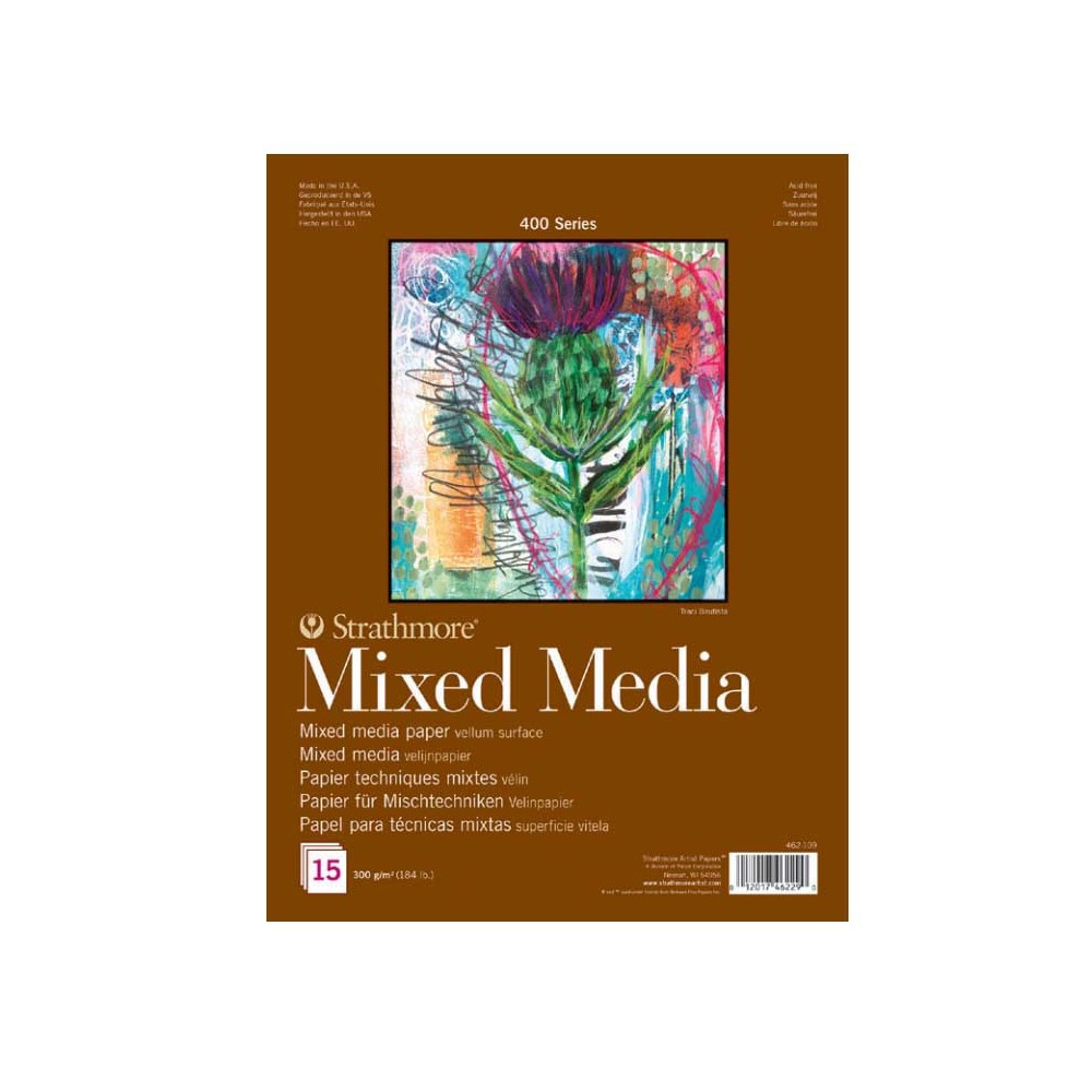 Mixed Media paper 15 x 20 cm - Strathmore - 300 g, 15 sheets