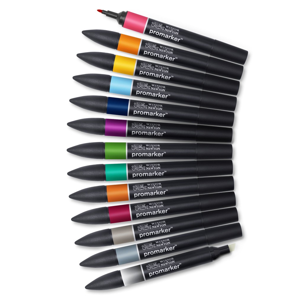 Zestaw Promarker - Winsor & Newton - Tattoo Tones, 12+1 szt.