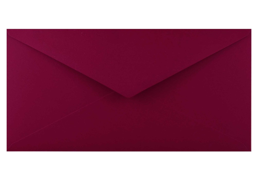 Koperta Keaykolour 120g - DL Carmine bordowa