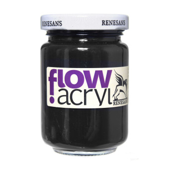 Farba akrylowa Flow Acryl - Renesans - 33, black, 125 ml