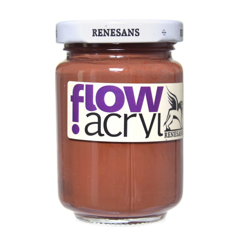 Acrylic paint Flow - Renesans - 31, burnt umber, 125 ml