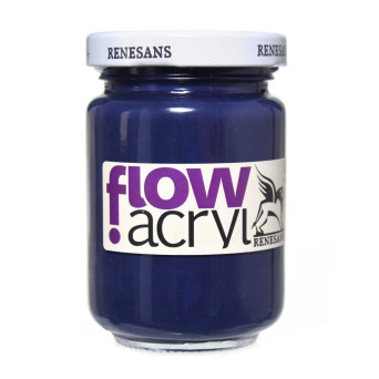 Farba akrylowa Flow Acryl - Renesans - 26, navy blue, 125 ml