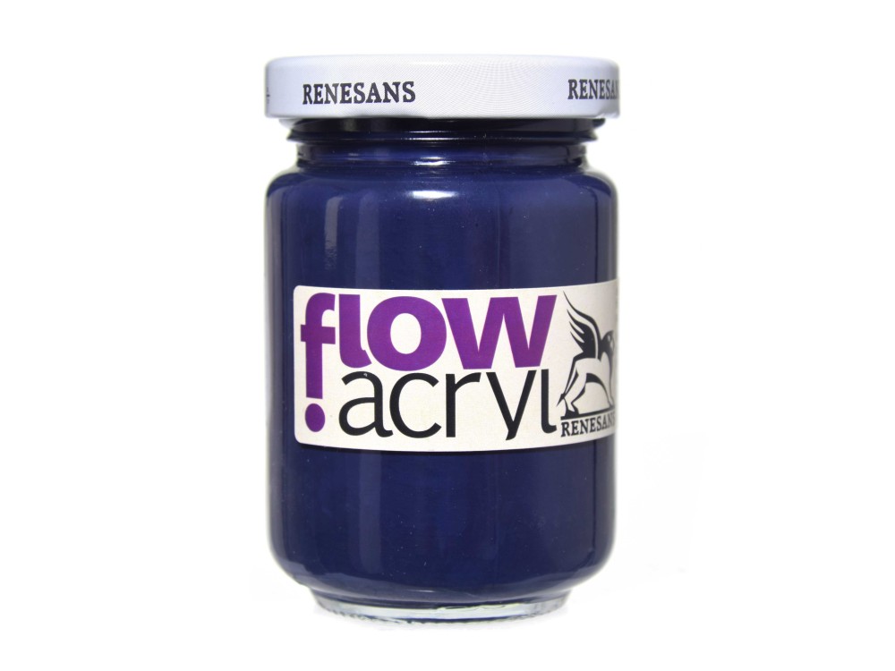 Farba akrylowa Flow Acryl - Renesans - 26, navy blue, 125 ml