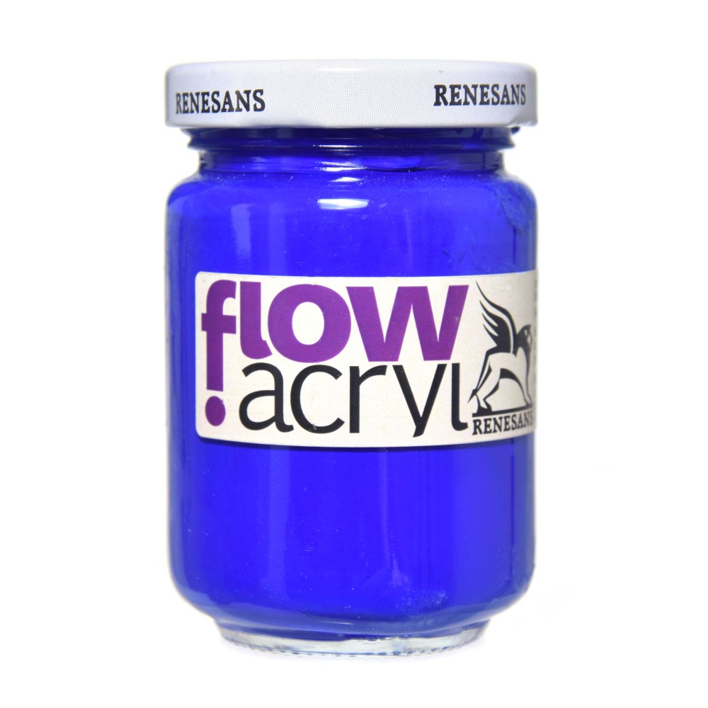 Acrylic paint Flow - Renesans - 25, ultramarine, 125 ml
