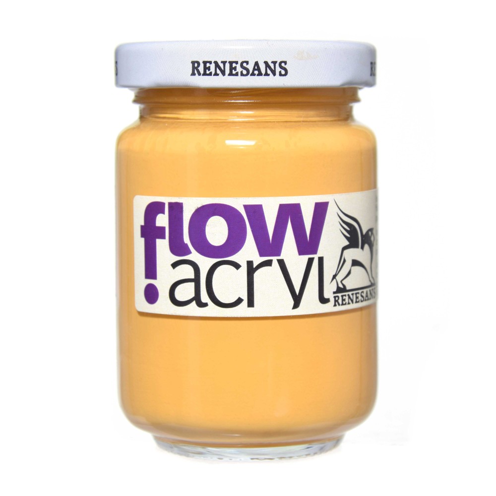 Farba akrylowa Flow Acryl - Renesans - 09, yellow ochre, 125 ml