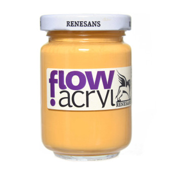Farba akrylowa Flow Acryl - Renesans - 09, yellow ochre, 125 ml
