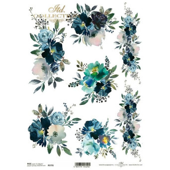 Papier do decoupage A4 - ITD Collection - ryżowy, R1731