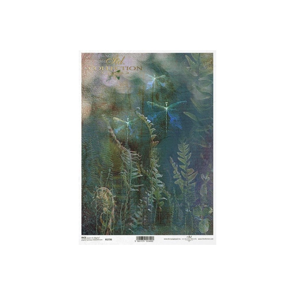 Papier do decoupage A4 - ITD Collection - ryżowy, R1736