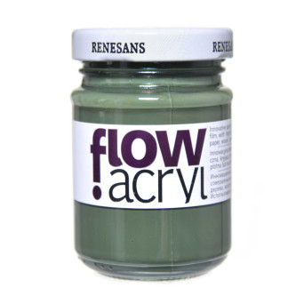 Acrylic paint Flow - Renesans - 18, verdaccio green, 125 ml