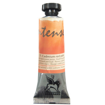 Watercolor paint Intense - Renesans - 17, cadmium pale red, 15 ml