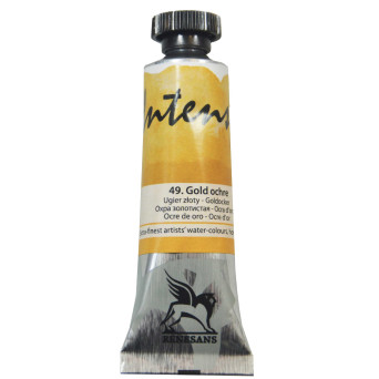 Farba akwarelowa Intense Water - Renesans - 49, gold ochre, 15 ml