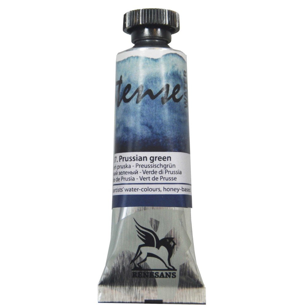 Farba akwarelowa Intense Water - Renesans - 37, prussian green, 15 ml
