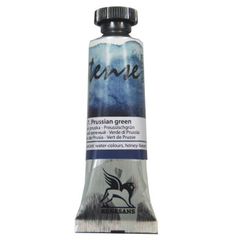Farba akwarelowa Intense Water - Renesans - 37, prussian green, 15 ml