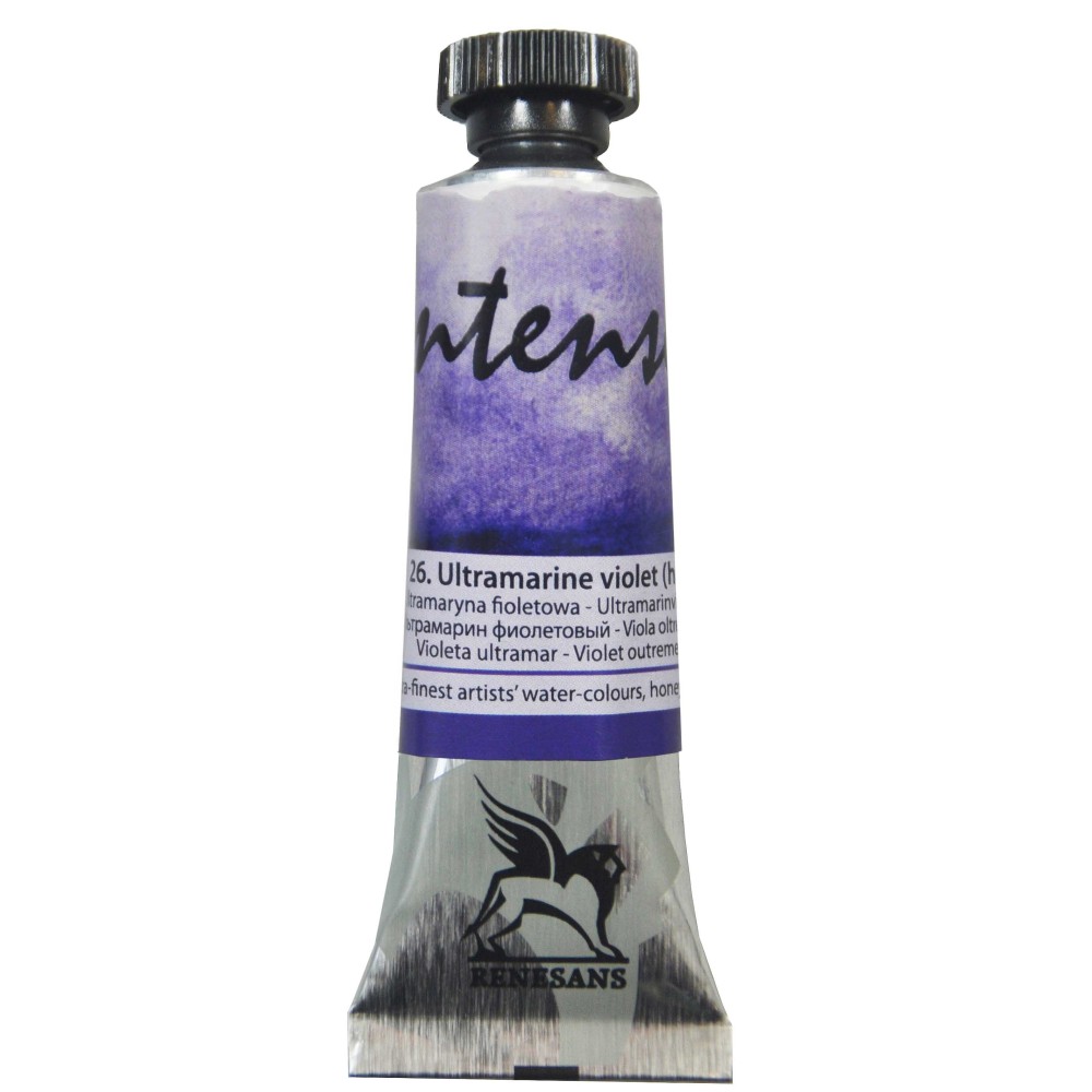 Farba akwarelowa Intense Water - Renesans - 26, ultramarine violet, 15 ml