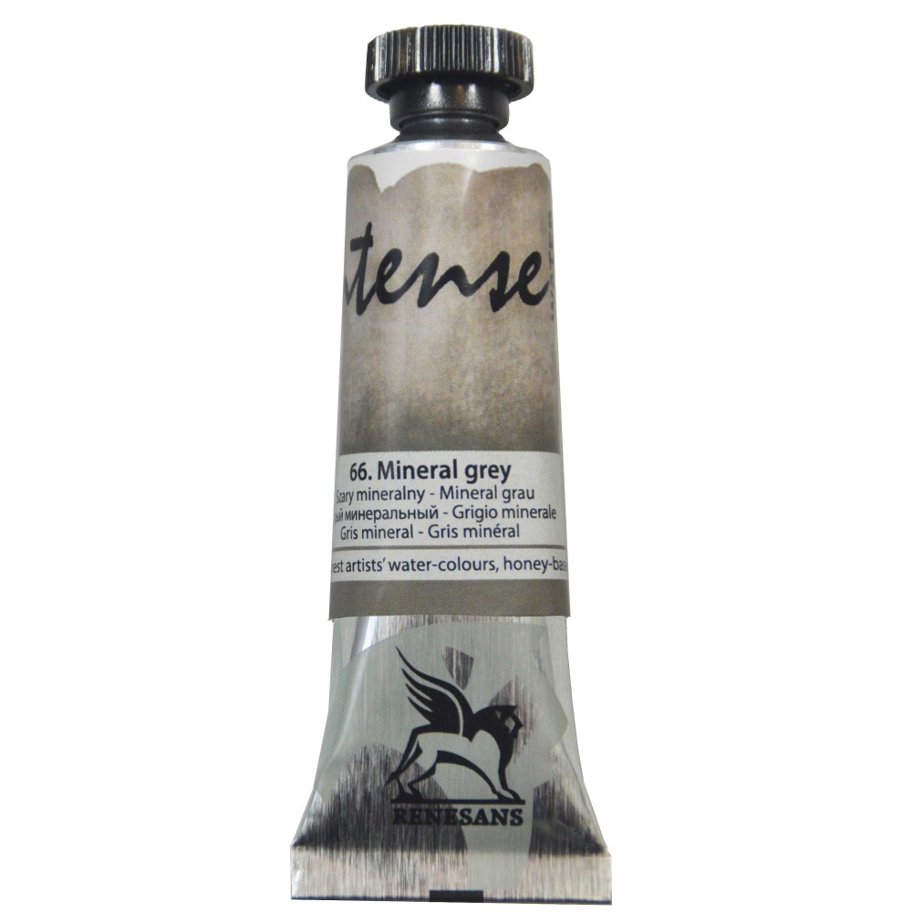 Farba akwarelowa Intense Water - Renesans - 66, mineral grey, 15 ml