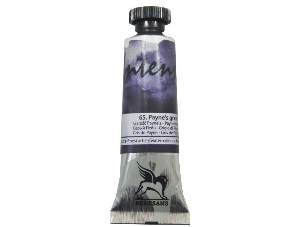 Watercolor paint Intense - Renesans - 65, Payne's grey, 15 ml