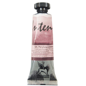 Watercolor paint Intense - Renesans - 64, perylene violet, 15 ml