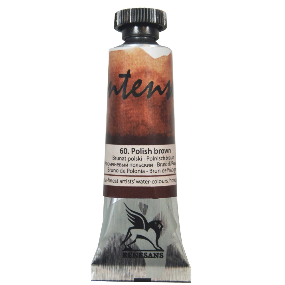 Watercolor paint Intense - Renesans - 60, polish brown, 15 ml