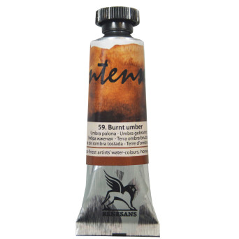 Farba akwarelowa Intense Water - Renesans - 59, burnt umber, 15 ml