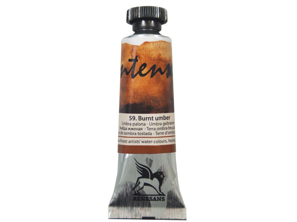 Farba akwarelowa Intense Water - Renesans - 59, burnt umber, 15 ml