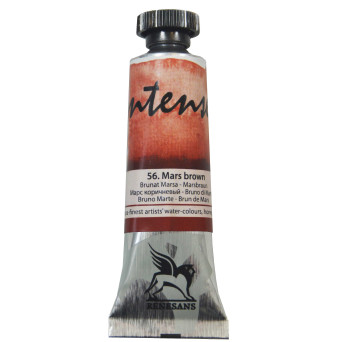 Watercolor paint Intense - Renesans - 56, Mars brown, 15 ml