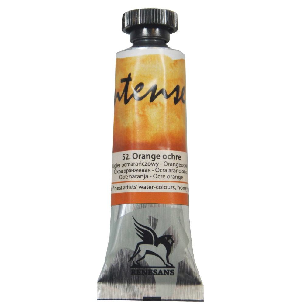 Farba akwarelowa Intense Water - Renesans - 52, orange ochre, 15 ml