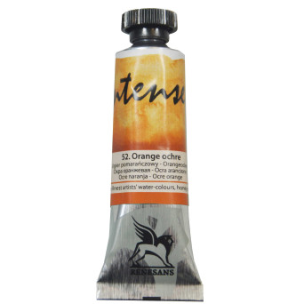 Farba akwarelowa Intense Water - Renesans - 52, orange ochre, 15 ml