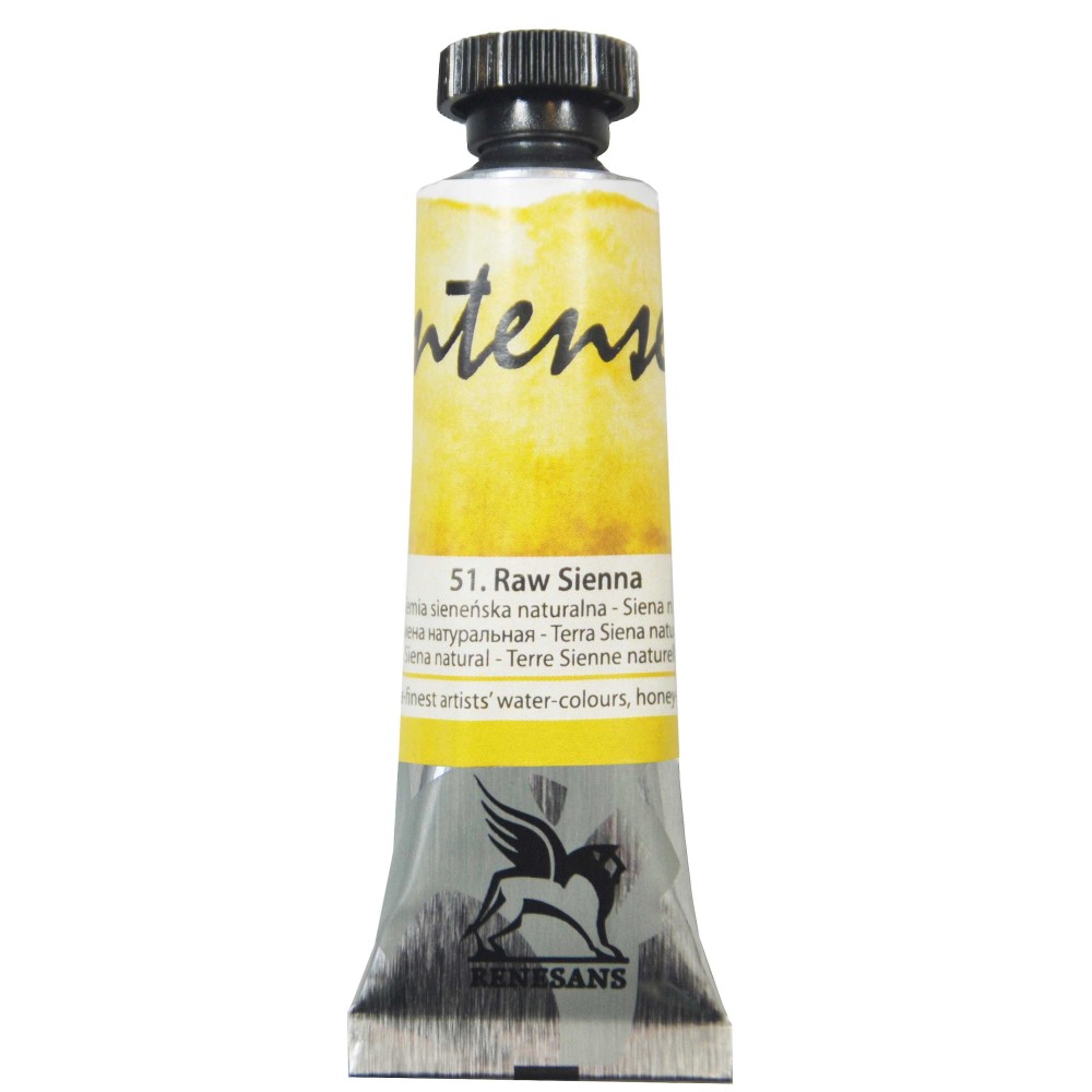 Watercolor paint Intense - Renesans - 51, raw sienna, 15 ml