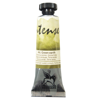 Watercolor paint Intense - Renesans - 46, green earth, 15 ml
