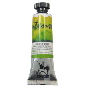 Farba akwarelowa Intense Water - Renesans - 40, sap green, 15 ml