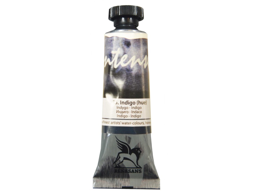 Farba akwarelowa Intense Water - Renesans - 35, indigo, 15 ml