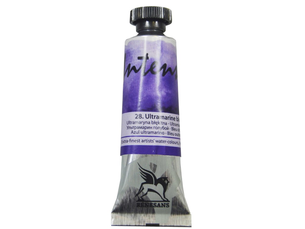 Farba akwarelowa Intense Water - Renesans - 28, ultramarine blue, 15 ml