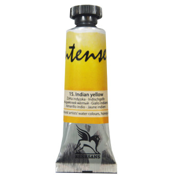 Farba akwarelowa Intense Water - Renesans - 15, indian yellow, 15 ml