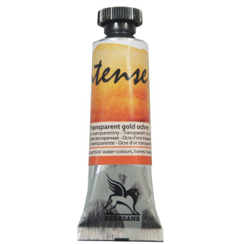 Watercolor paint Intense - Renesans - 12, transparent gold ochre, 15 ml