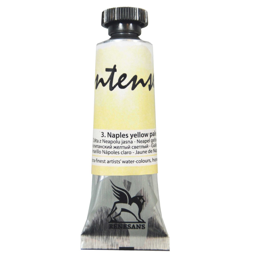 Farba akwarelowa Intense Water - Renesans - 3, Naples yellow pale, 15 ml
