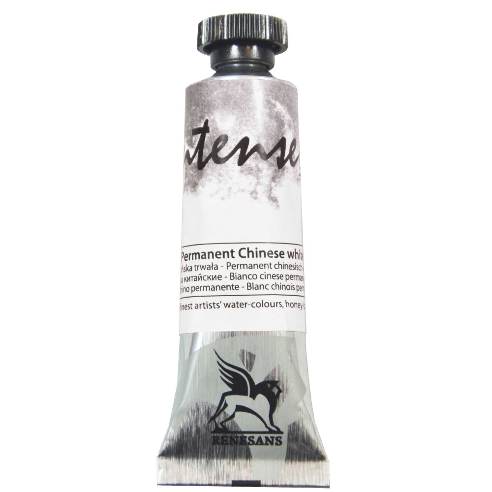 Watercolor paint Intense - Renesans - 2, permanent Chinese white, 15 ml
