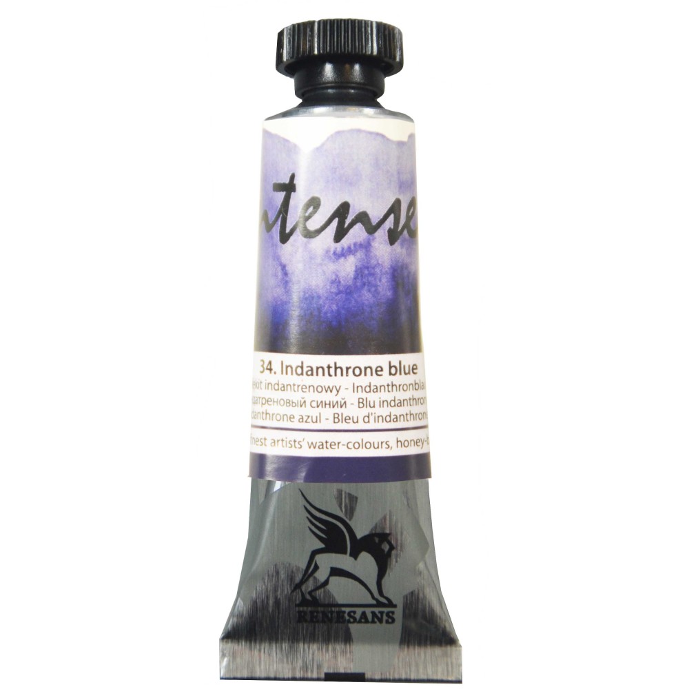 Farba akwarelowa Intense Water - Renesans - 34, indanthrone blue, 15 ml