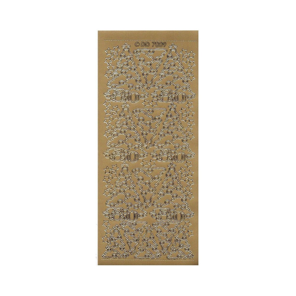 Stickers - Christmas Tree 7009 Gold