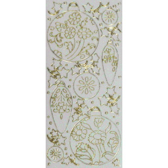 Transparent Sticker - Christmas Boubles 2034