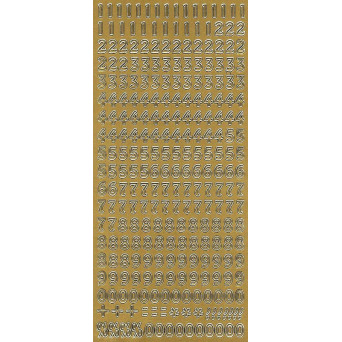 Stickers - Digits 269 Gold