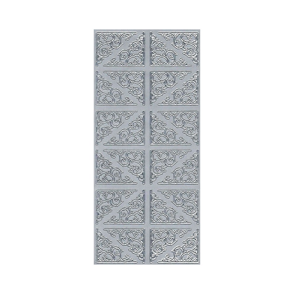 Stickers - Corners 545 silver