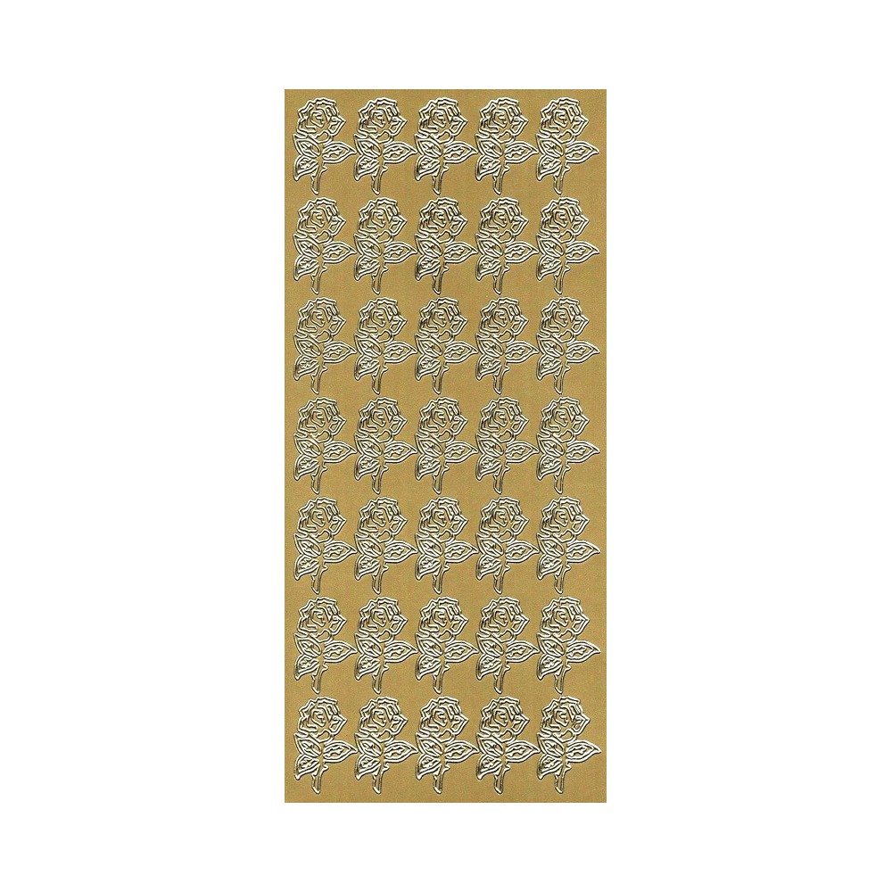 Stickers - Roses 200 Gold
