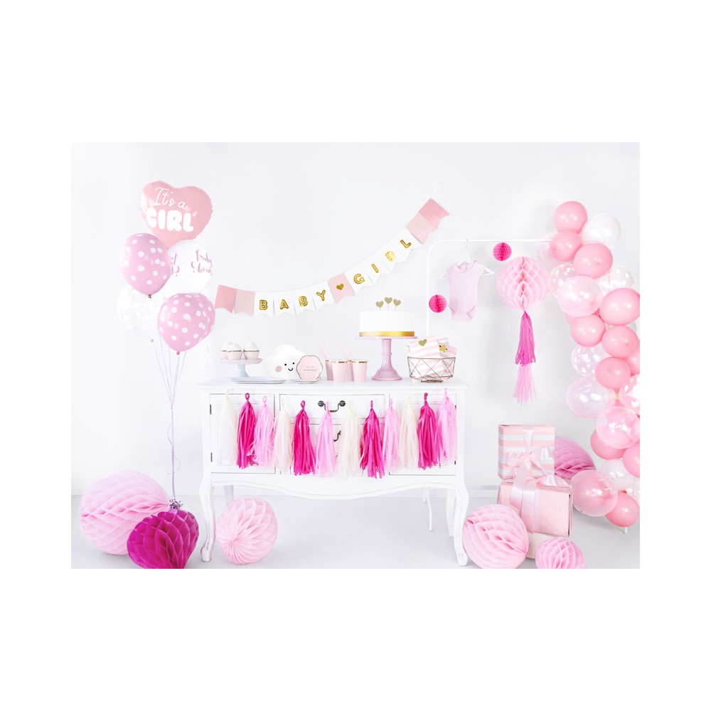 Cupcakes Hearts toppers - gold, 6 pcs.
