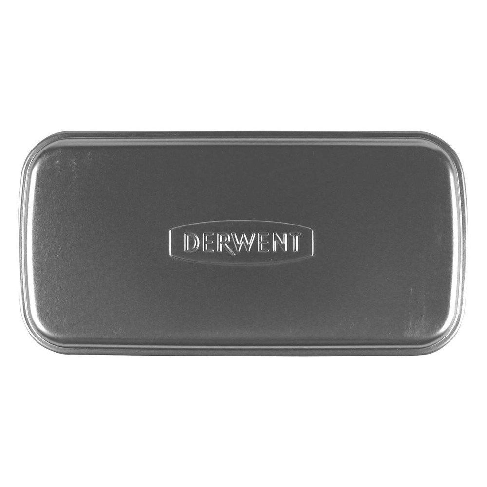 Metal pencil case for 42 pencils - Derwent - 18,5 x 9 x 3 cm