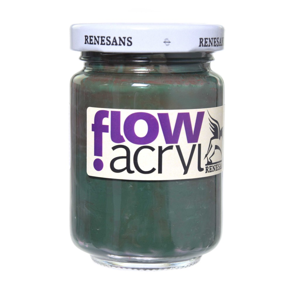 Farba akrylowa Flow Acryl - Renesans - 22, sap green, 125 ml